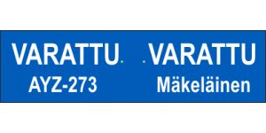 parkkipaikkakyltti, keskikannakkeella