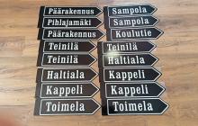 talo-opasteita 12 cm alu