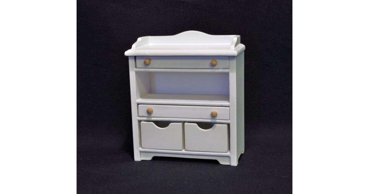 23446W Small cupboard with boxes | Toyshop Riimikko