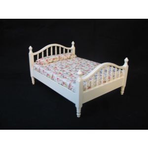 Double bed white