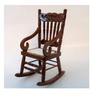 Rocking chair, walnut